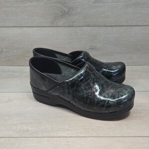 Dansko Women Leather Mary Jane Clogs Mule Shoes Sz 39/8.5-9